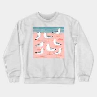 Seagulls on the Shore Crewneck Sweatshirt